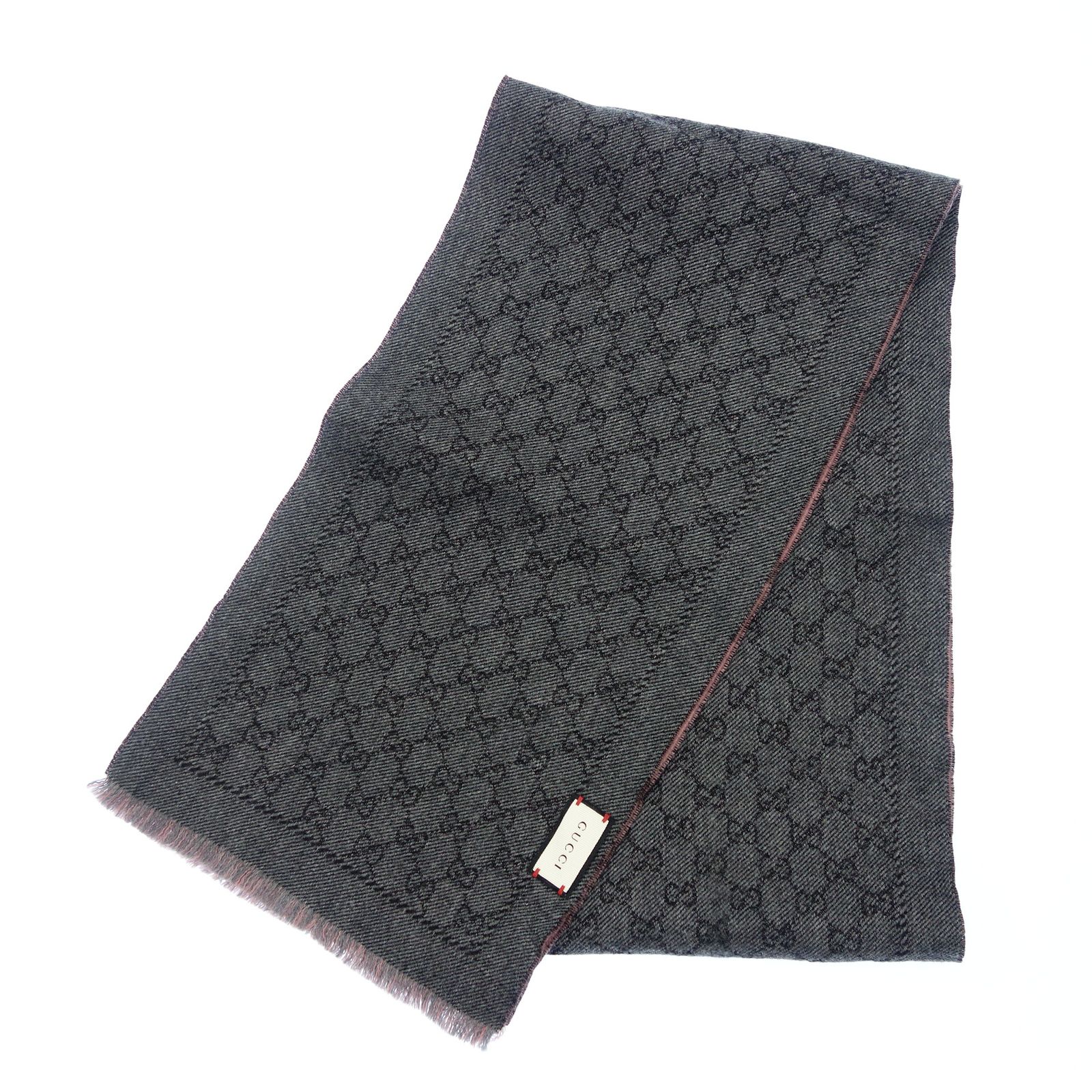 グッチ マフラー GG柄 カシミア 品質タグ欠損【AFI22】 - メルカリ