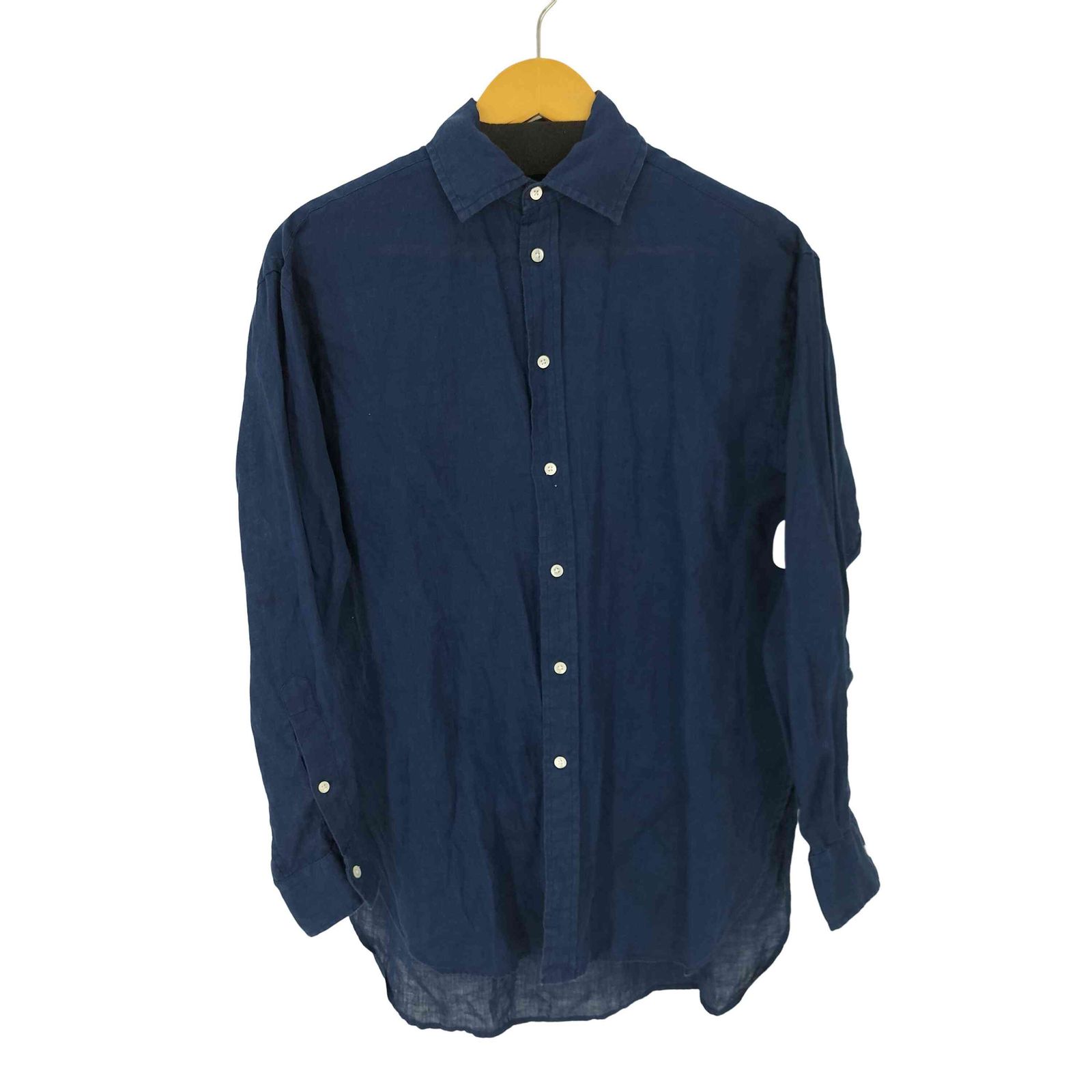 ポロラルフローレン POLO RALPH LAUREN リネン100% L/Sシャツ メンズ  4