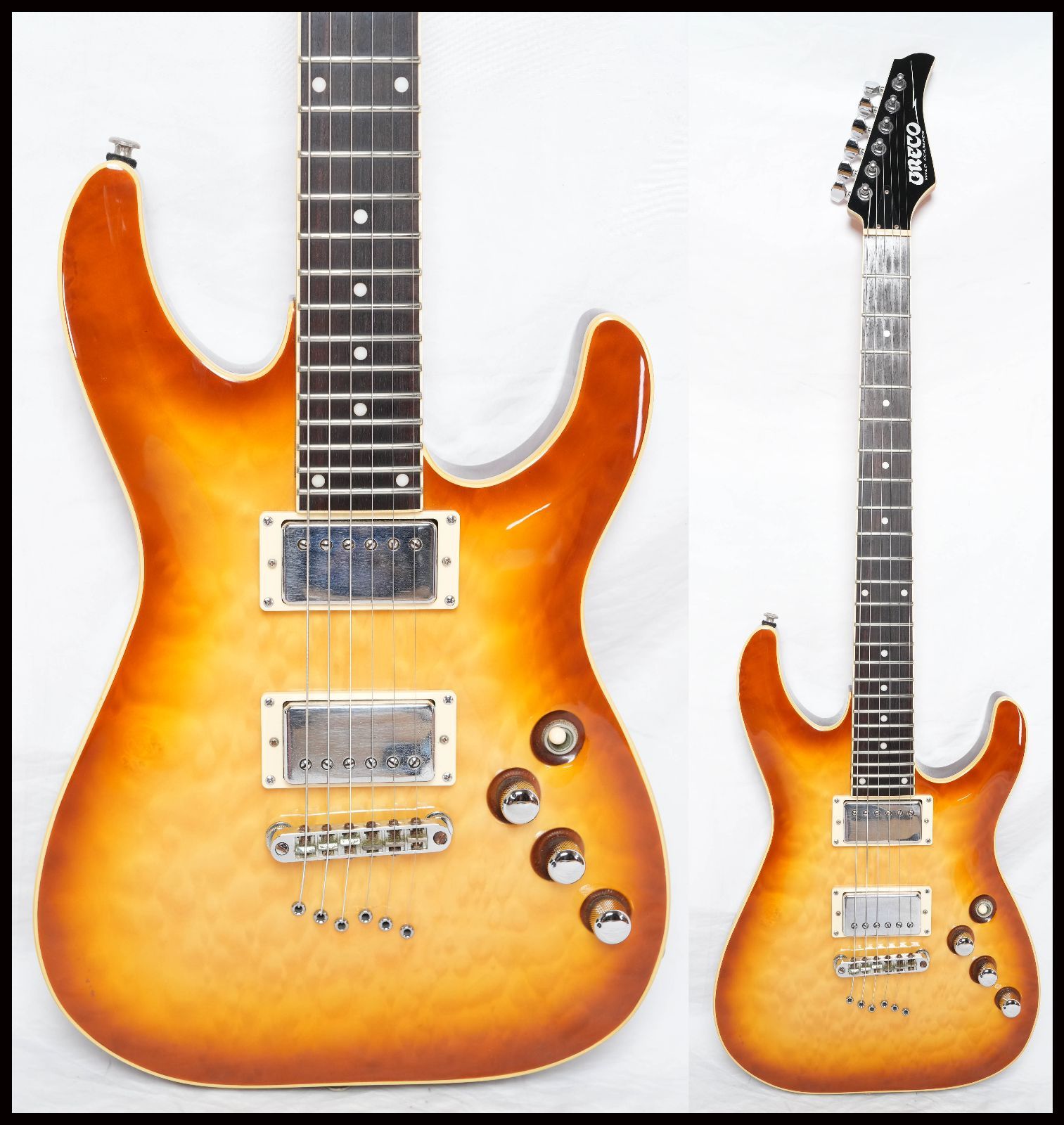 ☆Greco☆WS-43 Wild Scamper Honey Burst (HBS) 2ハムバッカー