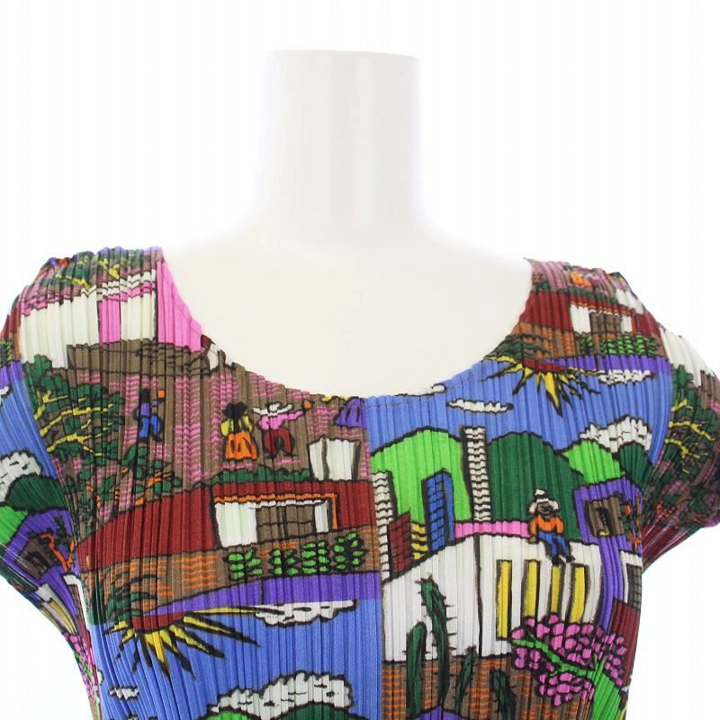 プリーツプリーズ PLEATS PLEASE イッセイミヤケ カットソー T