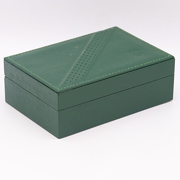 良品 ロレックス 空箱/BOX 腕時計用 グリーンカラー レディース/メンズ ロレックス グリーン 空箱 腕時計用 メンズ/レディース腕時計