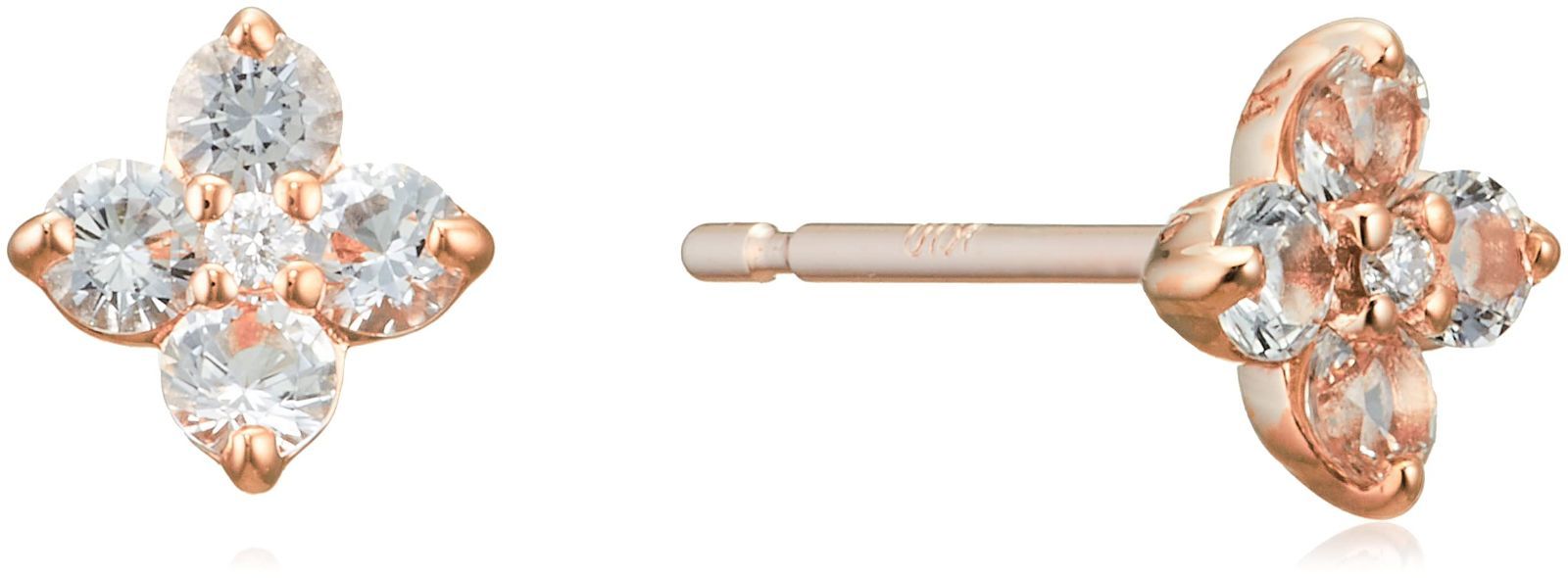 AJAA2360 ピアス ホワイトトパーズ TH K10ピンクゴールド Aoyama Vendome