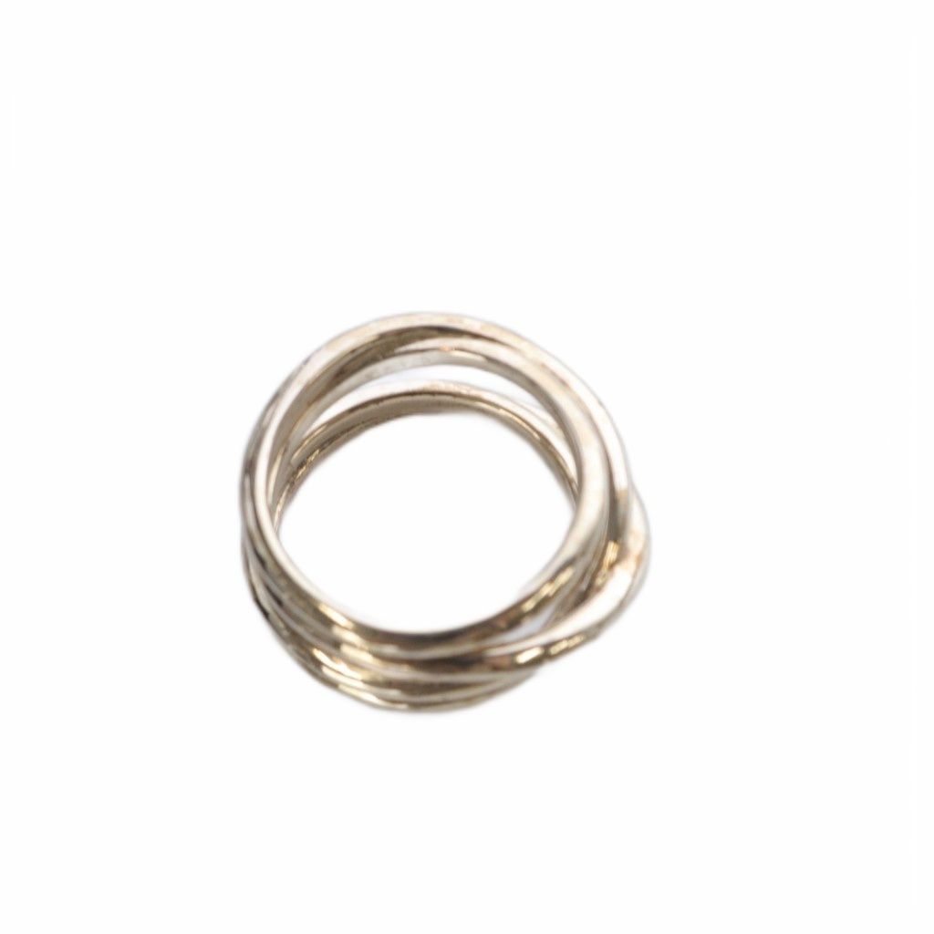 エテ ete 冬 マイエッセンシャルズ パズルリング グラマラス 指輪 13号 ゴールド色