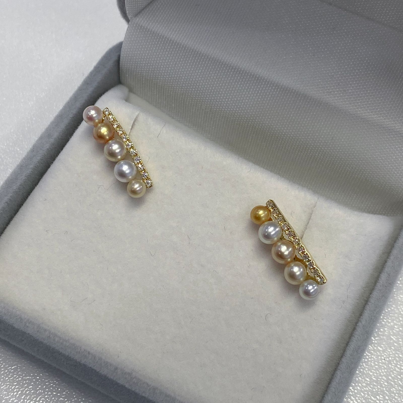 楽天市場】南洋白蝶真珠パールピアス ケシ 19×10mm ナチュラル