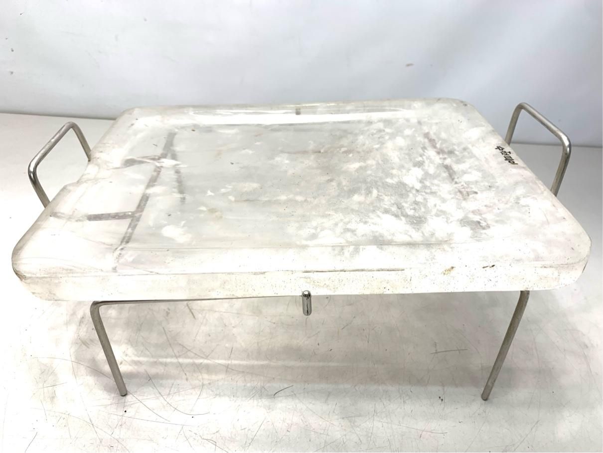 水晶プレート 焼肉 韓国食器 セット台付 サムギョプサル 調理器具 業務用 A9756A12