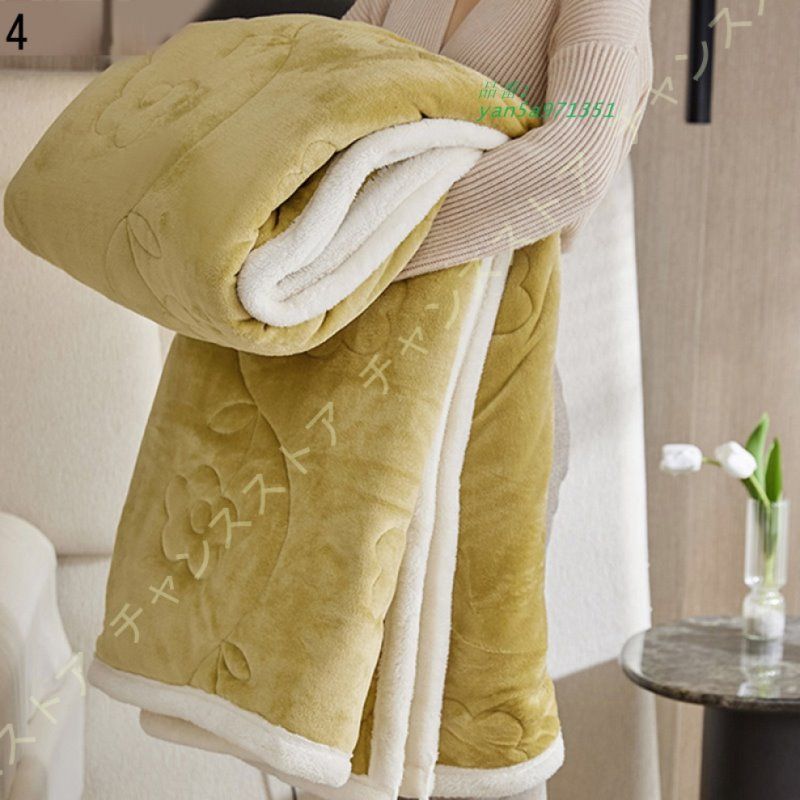 あったか毛布 二枚合わせ 掛け毛布 厚手 ふわふわ 真冬もうふ 毛布 洗える マイクロファイバー 冷房 オールシーズン フランネル ブランケット おしゃれ yan5a971351 VIECLAMMALAYSIA_COM