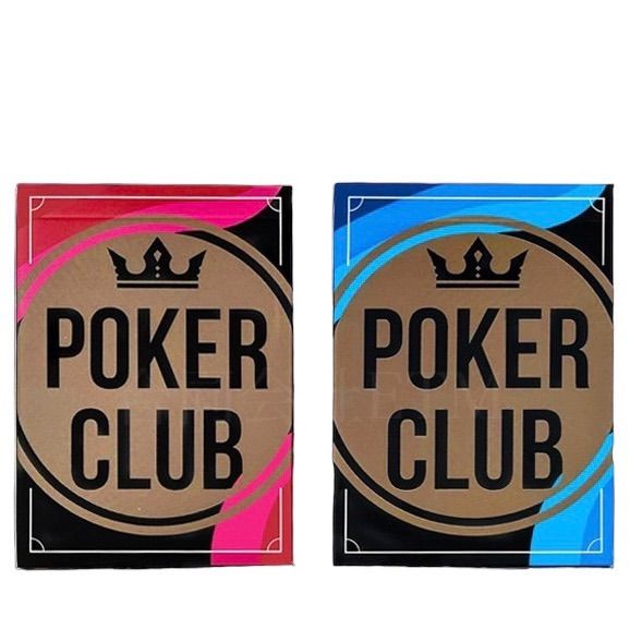 POKER CLUB 赤・青 ポーカー用プラスチックトランプ 100