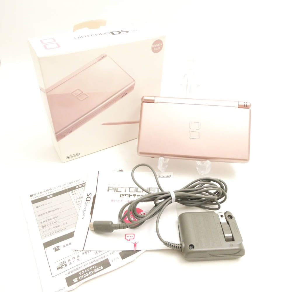 美品 NINTENDO 任天堂 ニンテンドーDS Lite (USG-001) 本体 家庭用 メタリックローズ レトロ ゲーム機 HY1486 美品 NINTENDO 任天堂 ニンテンドーDS Lite (USG-001) 本体 家庭