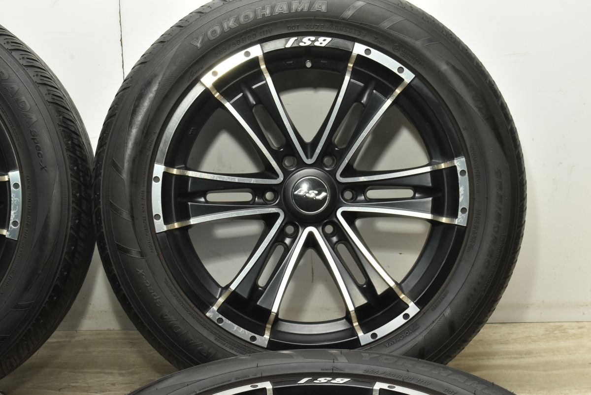 耳新しい 大口径ホイール BSJ JF006 20in 8.5J 25 PCD139.7 ヨコハマ PARADA Spec-X 255 50R20 ランドクルーザー プラド ハイラックス サーフ