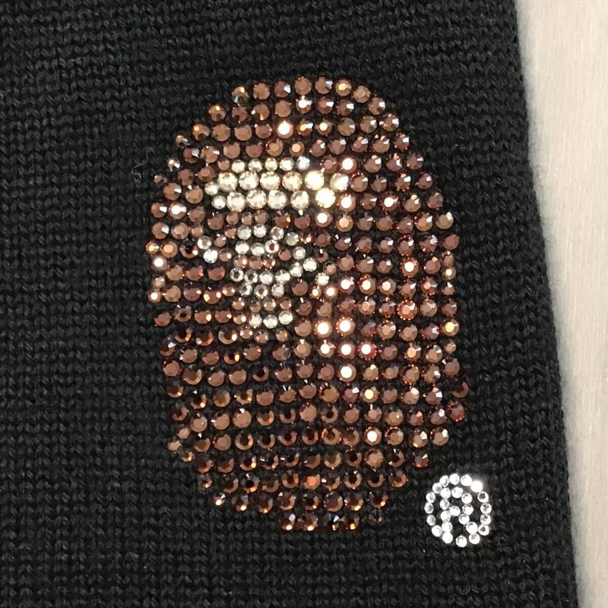 ☆ZOZO限定☆ Swarovski APE HEAD ニット帽 a bathing ape BAPE Beanie