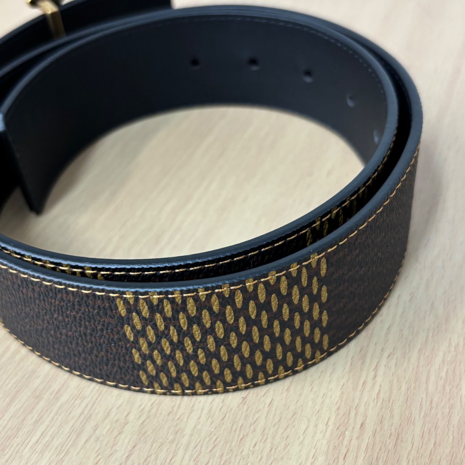 LOUIS VUITTON サイズ85 サンチュールLVイニシャルベルト ルイヴィトン