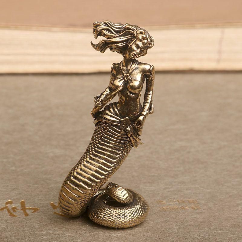 銅細工 ロブスター 銅虫 茶道 書道具 文房具 装飾品 工芸品 美術品 銅 細工 干支蛇 美杜莎 蛇女 茶道茶寵 装飾品工芸品 置物 - メルカリ