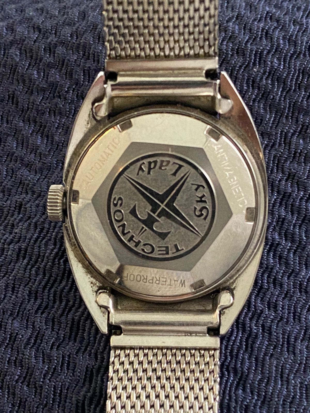 時計】【稼働品】TECHNOS AUTOMATIC SKY LADY テクノス スカイ