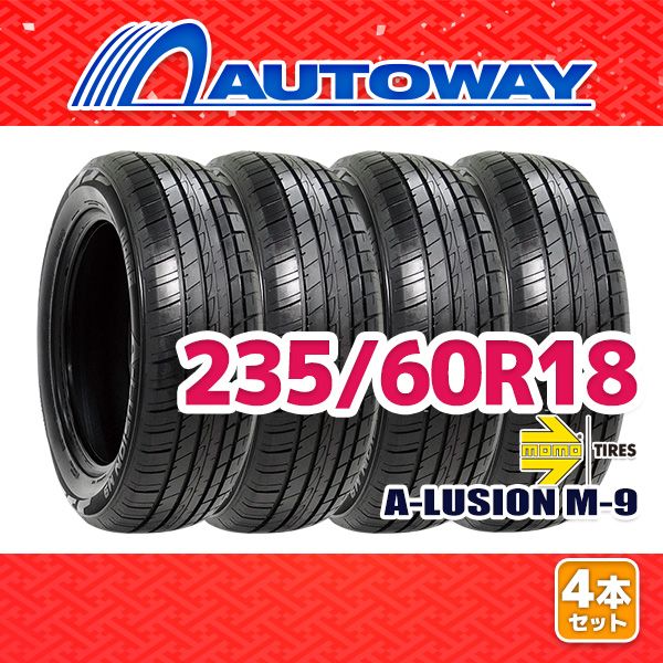 AUTOWAY 235|60R18 サマータイヤ MOMO Tires A-LUSION M-9 18インチ 4本セット 夏タイヤ オートウェイ