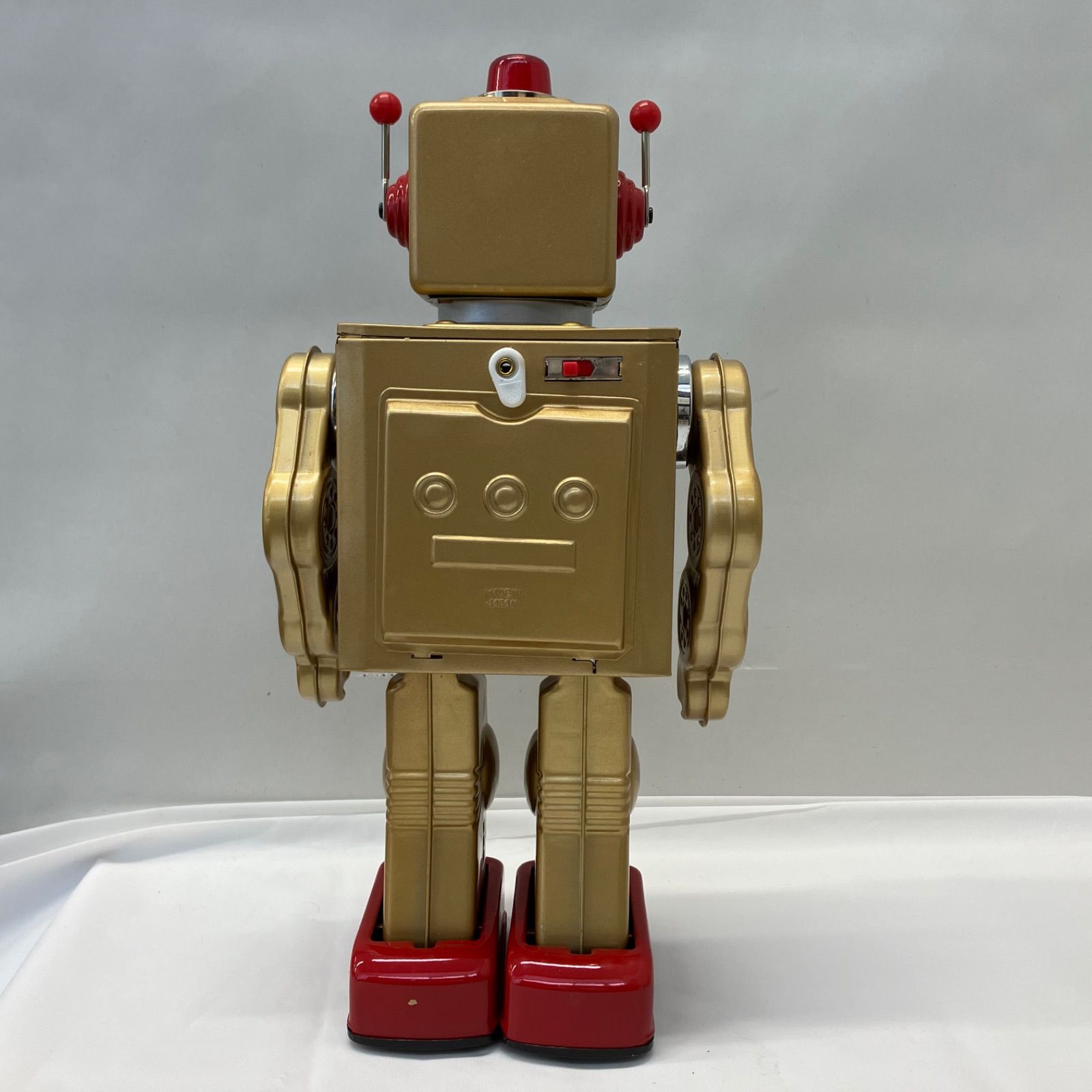 3-000018】 BATTERTY OPERATED GEAR ROBOT メタルハウス ブリキ