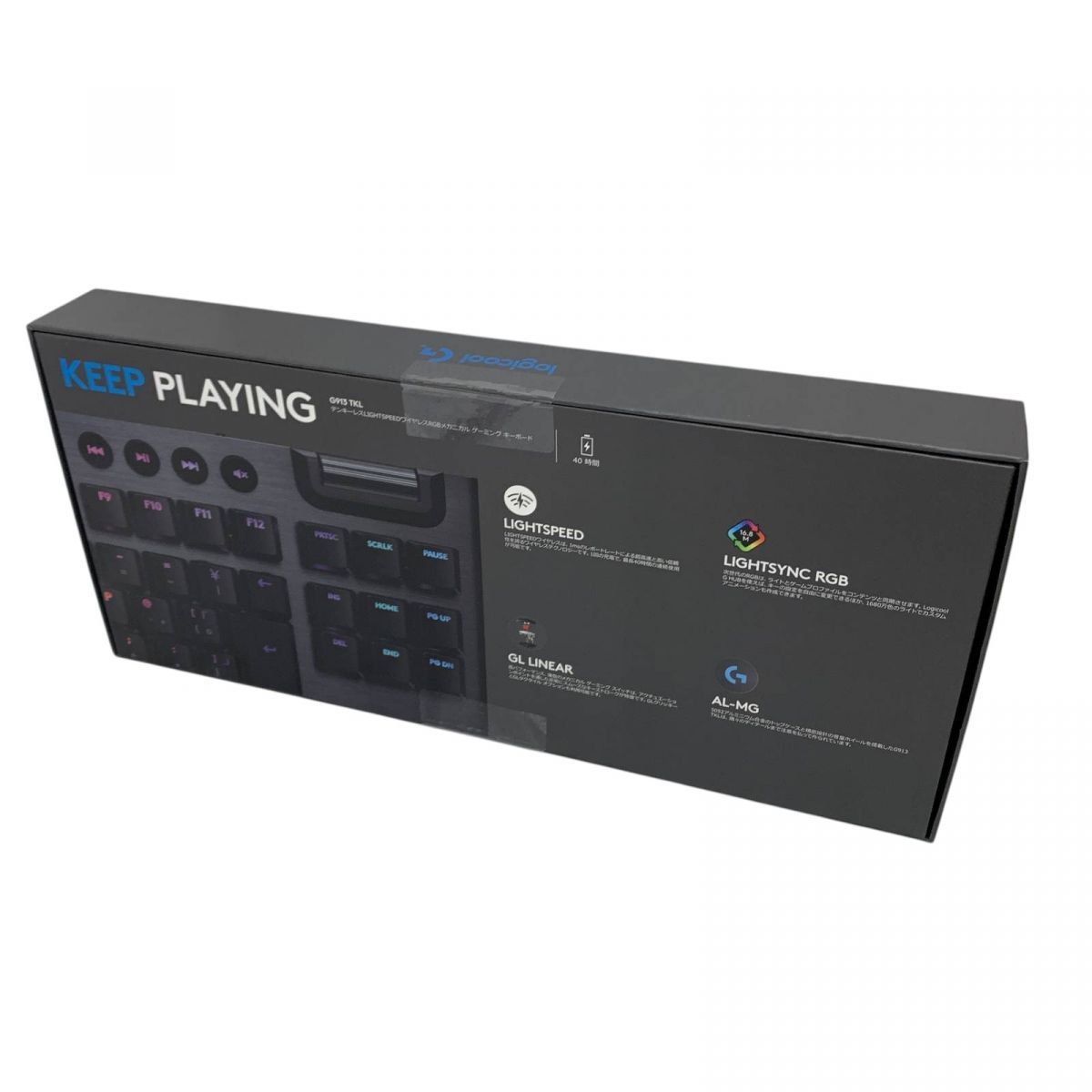 ゲーミングキーボード logicool ロジクール G913 TKL テンキーレス ワイヤレス RGB G913-TKL-LNBK AMK839133相