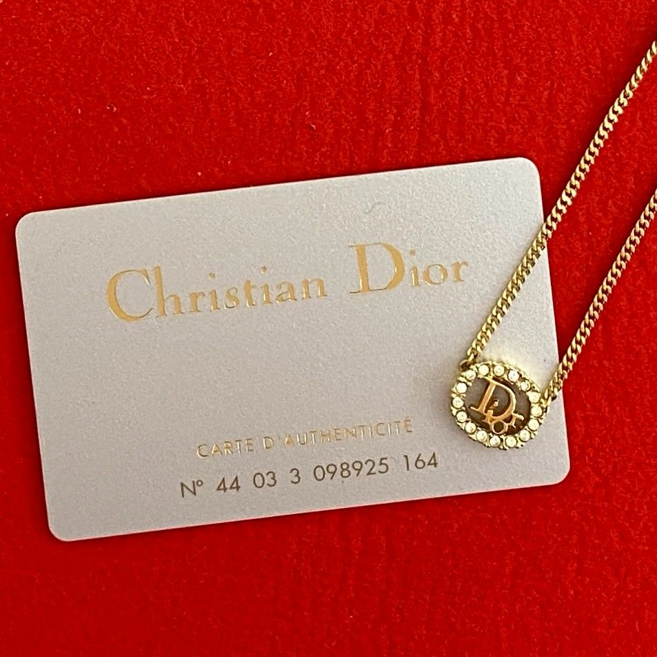 極 美品 Christian Dior クリスチャンディオール ロゴ モチーフ