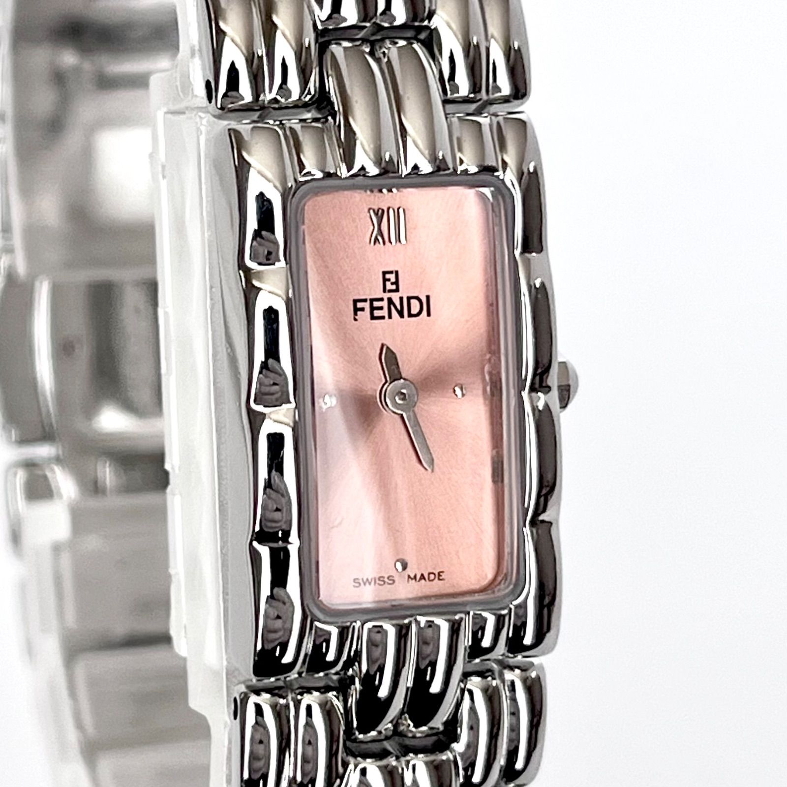 ✨美品✨FENDI フェンディ 660L 腕時計 青文字盤 36-5 フェンディ 660L レディース 腕時計 磨き済み 美品】FENDI 電池