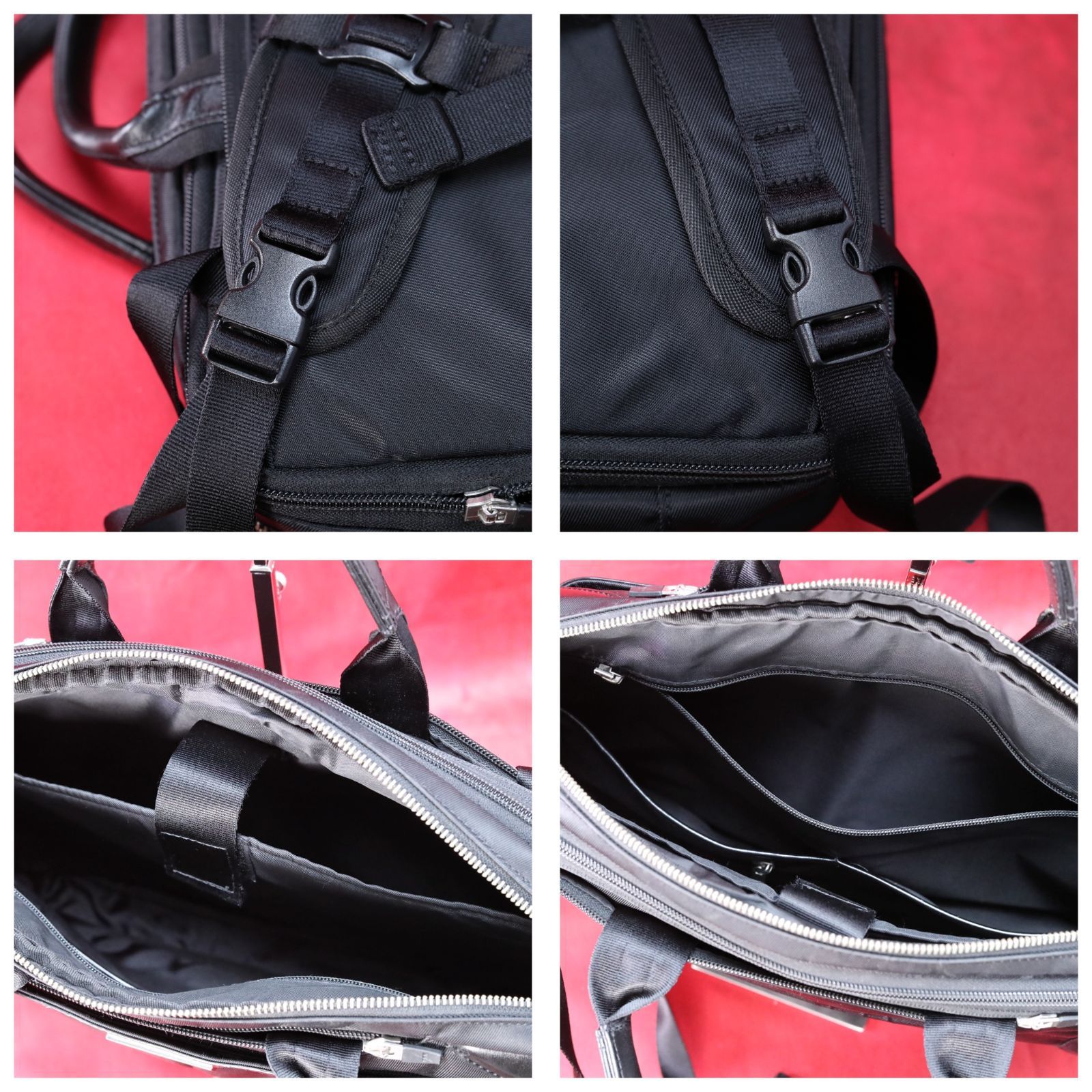 タケオキクチ 3WAY ビジネスバッグ ブラック 黒 多収納 - メルカリ