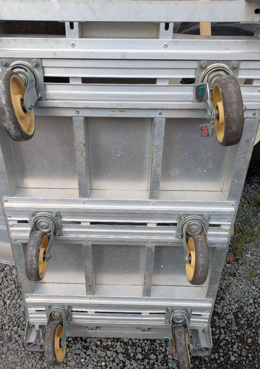 鹿児島発 アルミ六輪台車 積載1000㎏