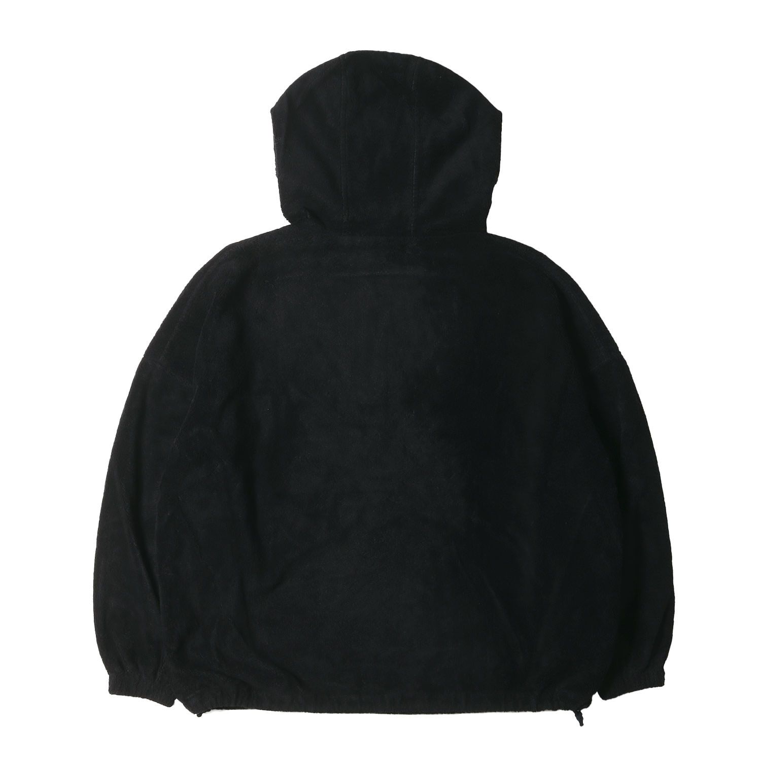 COOTIE クーティー ジャケット サイズ:M 23AW フリースボア アノラック プルオーバー ジャケット Garment Dyed Cotton Boa Anorak Hoodie ブラック 黒 アウター ブルゾン 上着【メンズ】