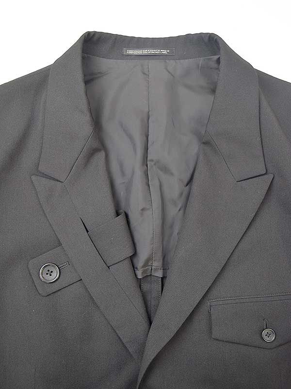 ヨウジヤマモト プールオム 23ss 顔料プリントプリーツジャケット ヨウジヤマモト プールオム 23ss 顔料プリントプリーツ