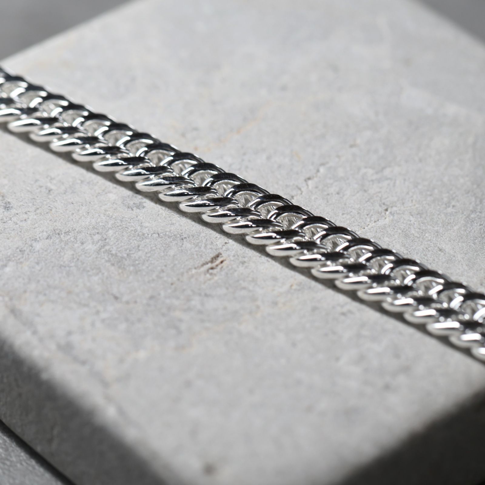 メキシカン 喜平チェーン ブレスレット シルバー S925刻印