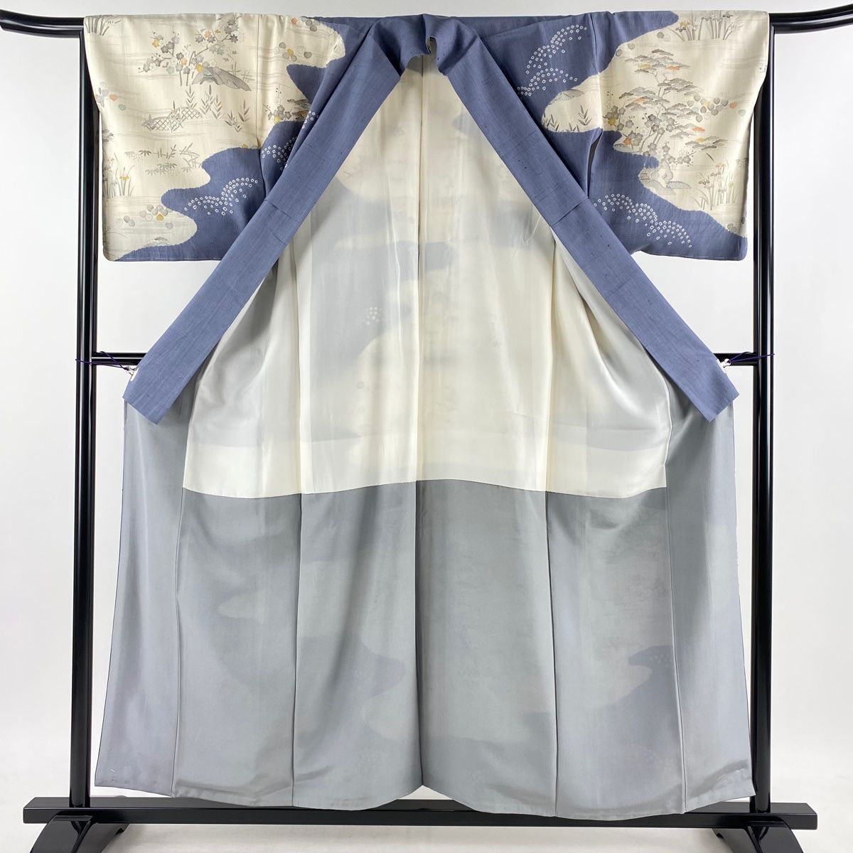 平和屋着物○金彩友禅 卓越技能者・名工・和田光正 訪問着 御所車扇面