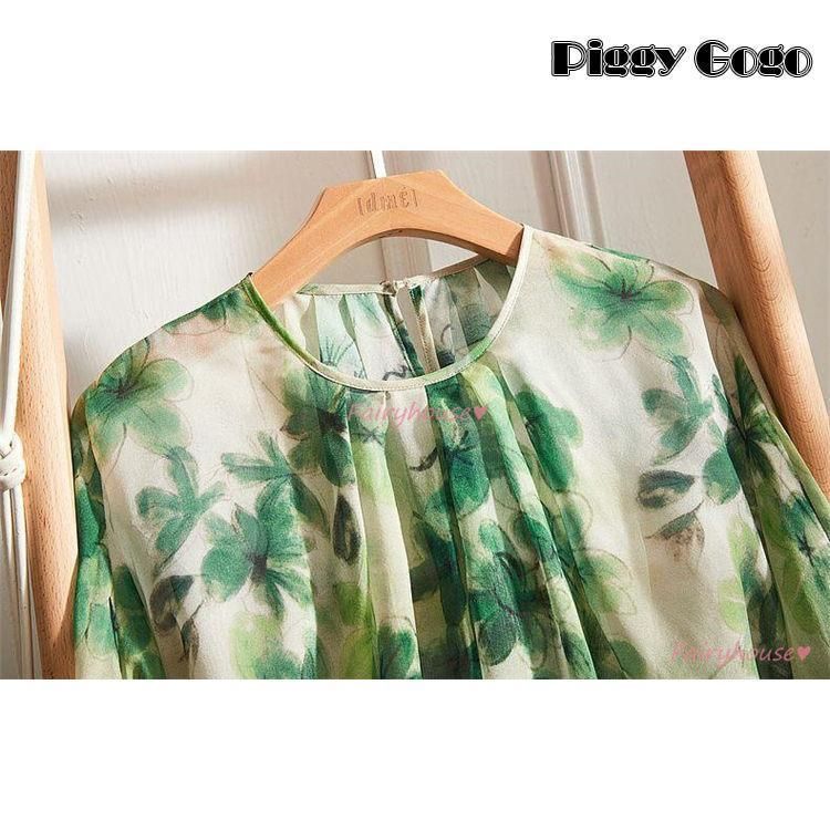 Tシャツ レディース 40代 秋新作 オシャレブラウス 花柄 Tシャツ