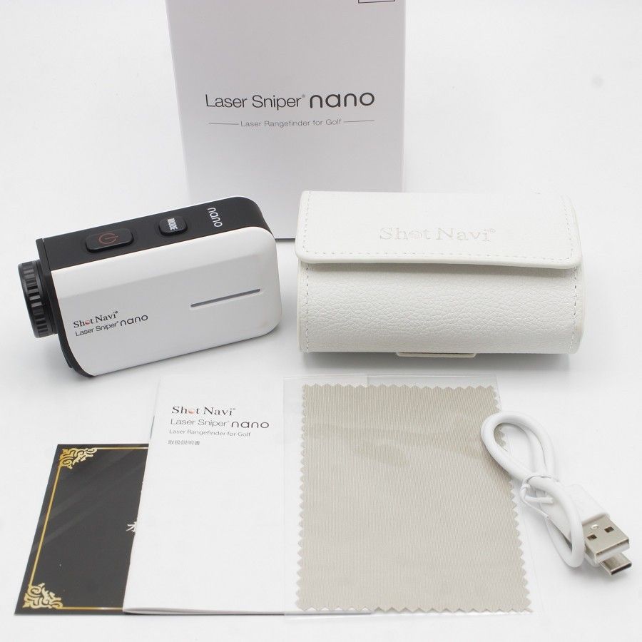 ShotNavi Laser Sniper nano WH ホワイト レーザー距離計 ShotNavi Laser Sniper nano WH ホワイト レーザー距離計