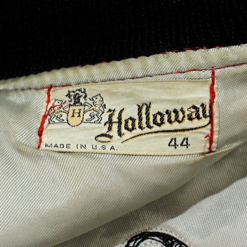 70s USA製 vintage HOLLOWAY ホロウェイ チェーンステッチ アーム