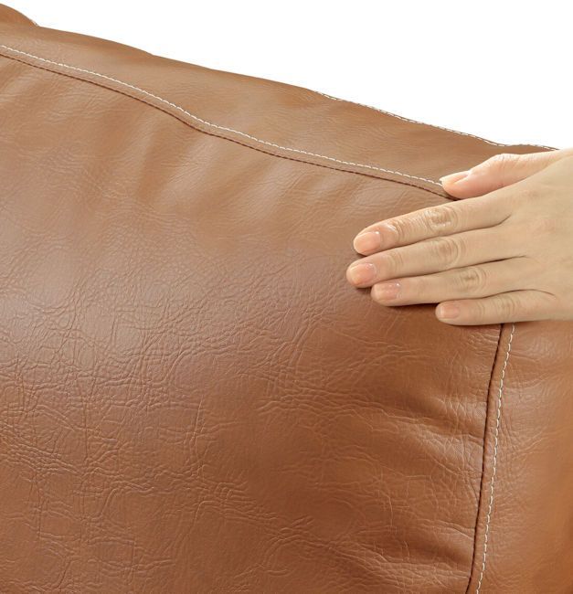 コンパクトサイズ PVC2人掛けソファ 合成皮革 ラブソファ 2P