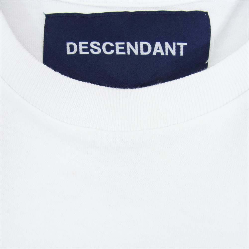 DESCENDANT ディセンダント 24SS 241ATDS-STM01S GLM SS フロント プリント 半袖 Tシャツ ホワイト系 3【中古】  - メルカリ