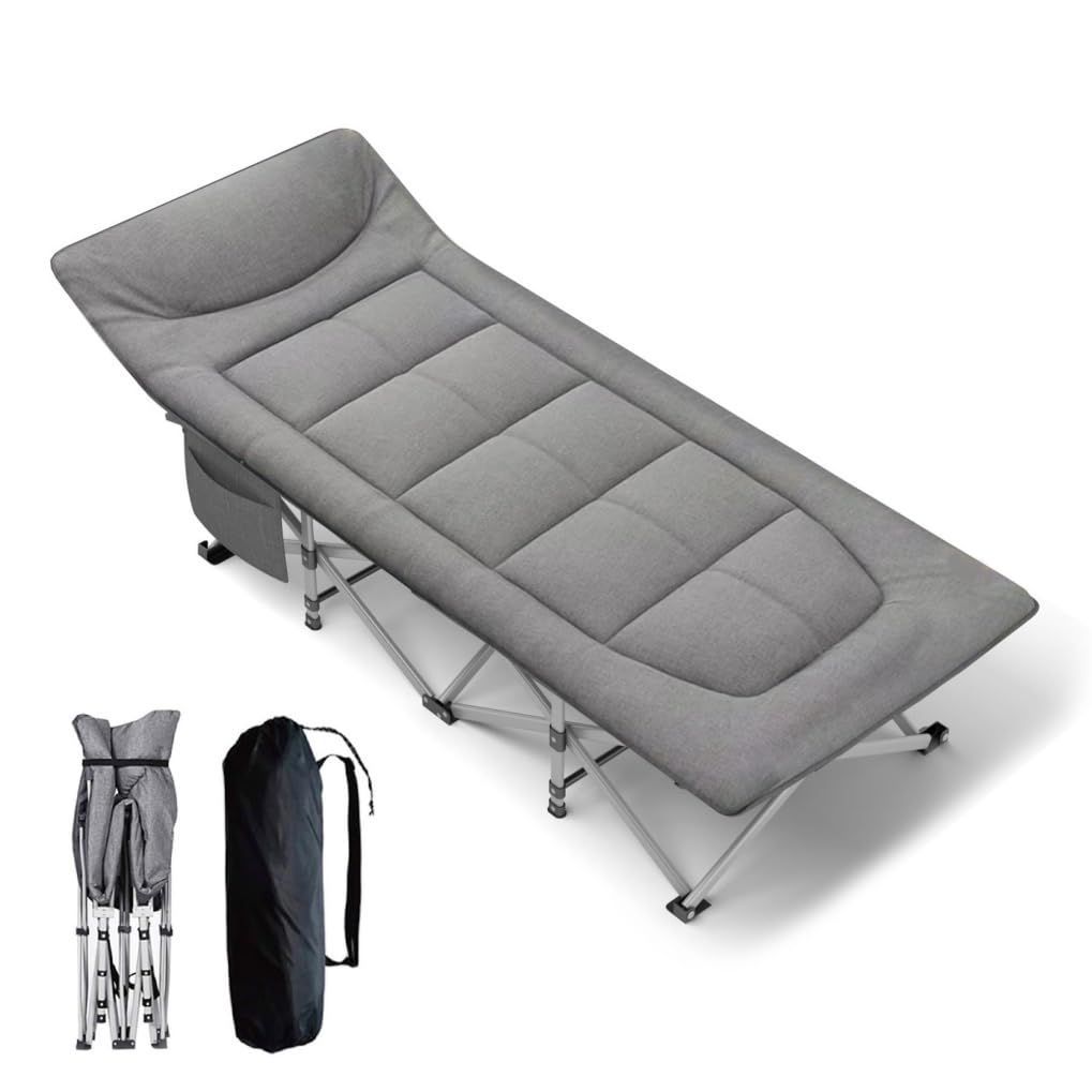 折りたたみベッド 簡易ベッド コット 折り畳み式ベッド 組み立て簡単 5段階調整 収納便利 耐荷重200kg 室内 アウトドア用 仮眠/残業/防災用 OFFクーポン 折りたたみベッド 簡易ベッド 折り畳み 室内 折り畳み式