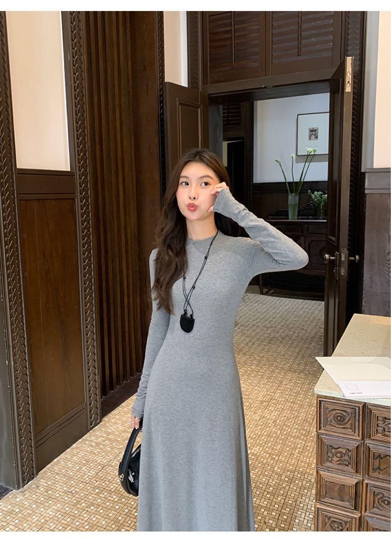 春のお出かけに 上品セクシーワンピース