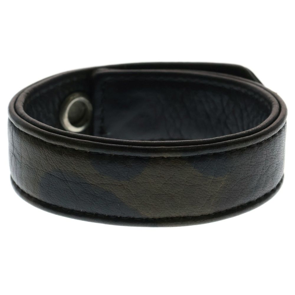 クロムハーツ 3BTN/2SNP/クロスボール3 レザーブレスレット CHROME HEARTS 3BTN 2SNP LEATHER BRACELET クロムハーツ クロス