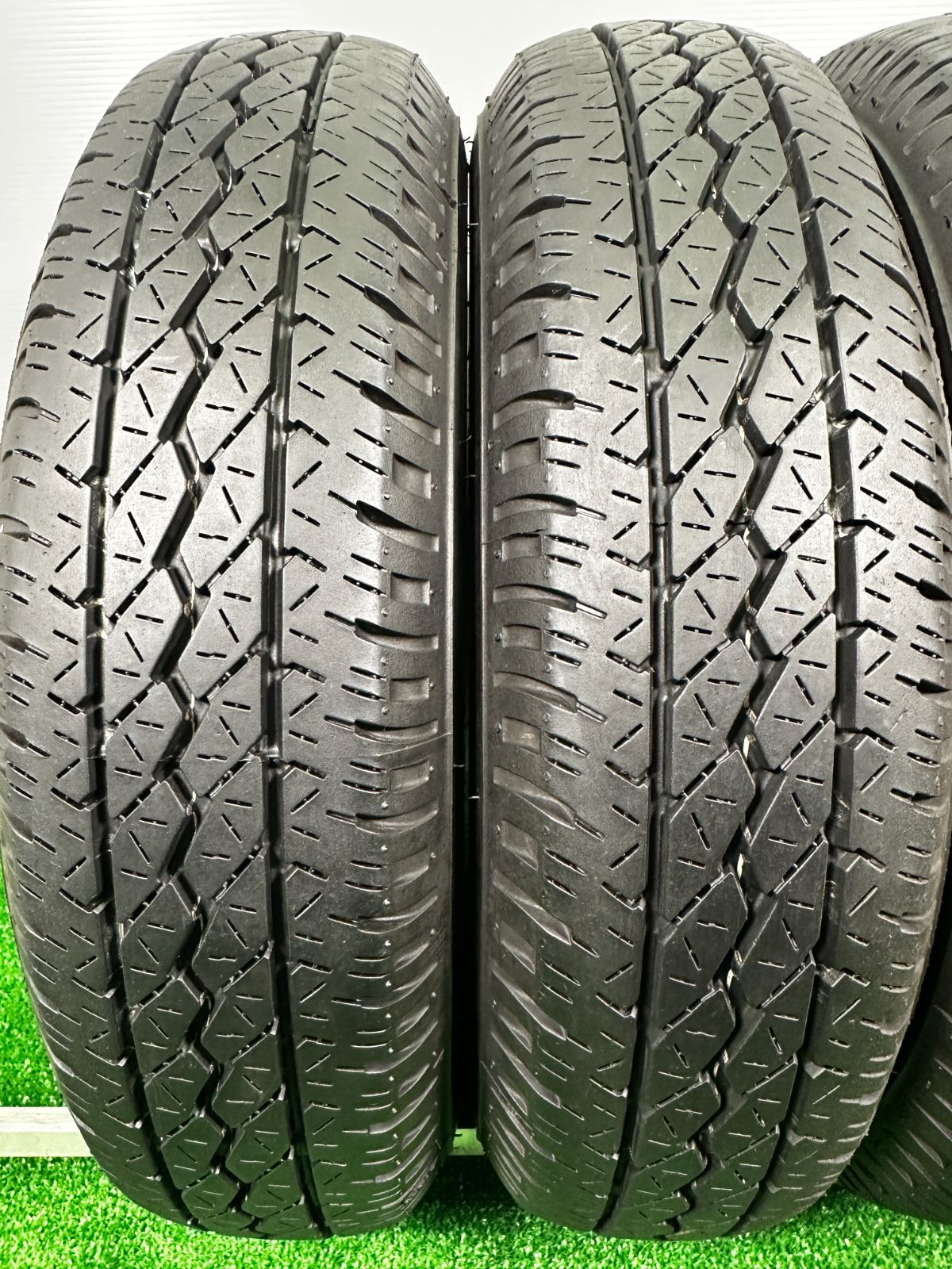 ブリヂストンK305 145 R12 LT タイヤホイール(KーLine)4個組 145R12 LT 6PR