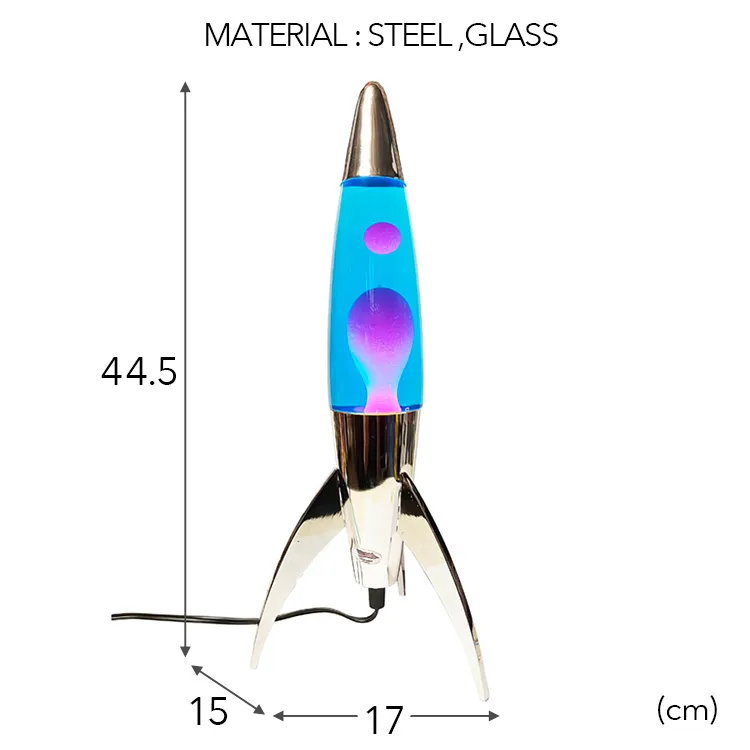 ランプ RETRO ROCKET LAVA LAMP レトロ ロケット ラバランプ 高