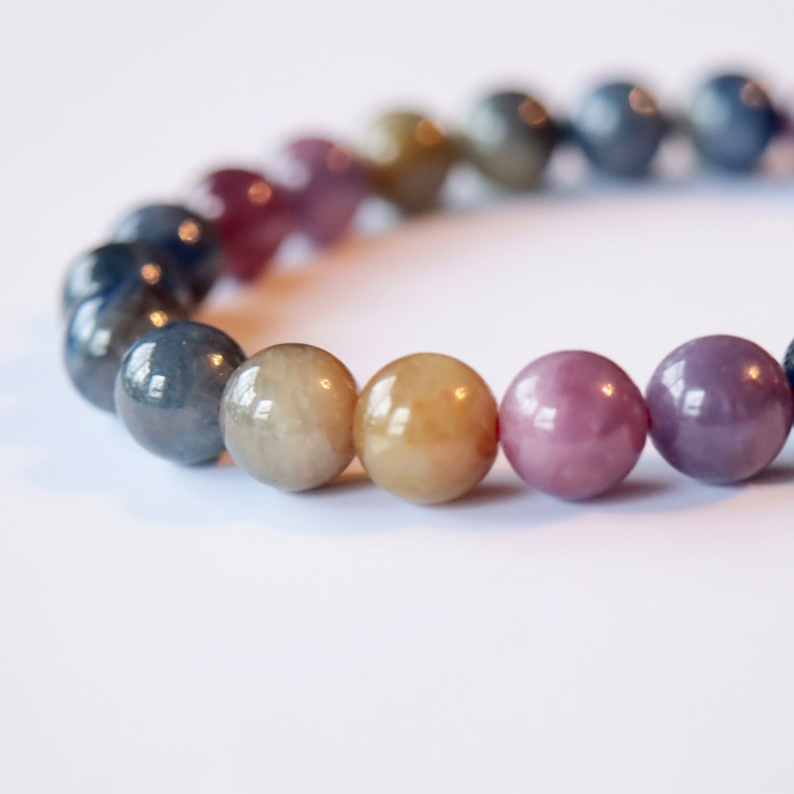 上ミックスサファイア ブレスレット