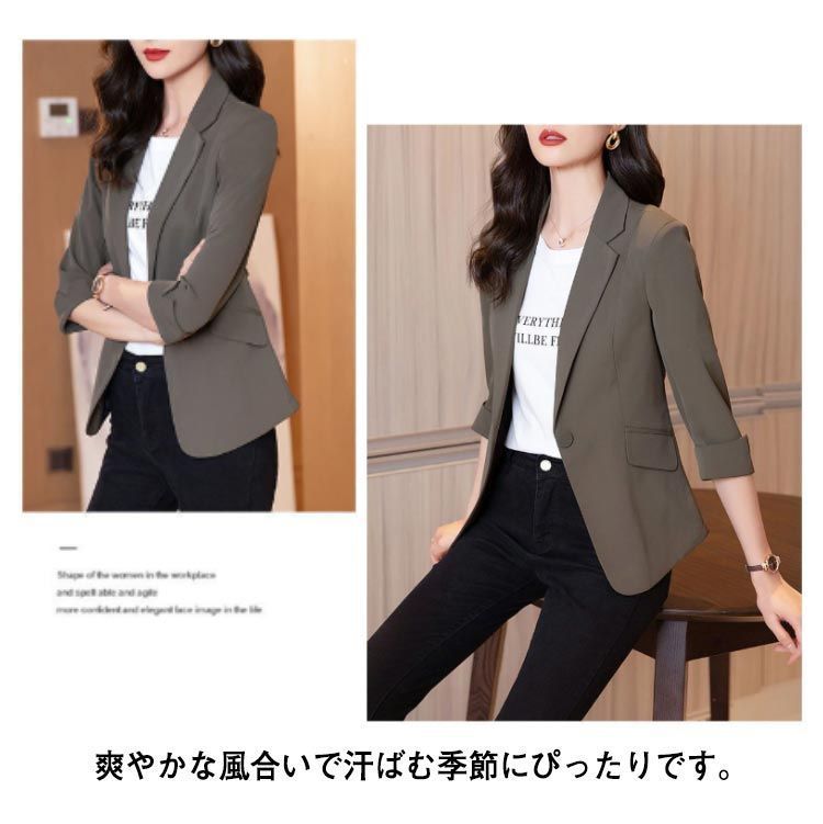 春 オフィス サマージャケット 夏 通気性 ビジネス スーツ 軽い