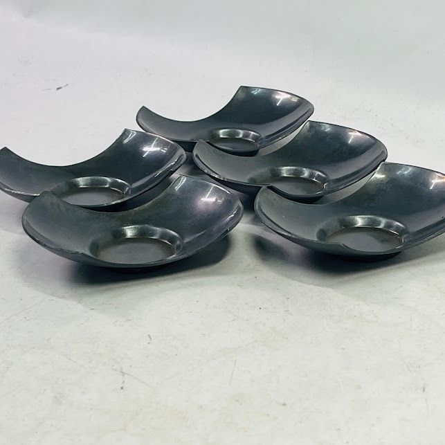 中古】乾茂號造 本錫 茶托 五点セット 分銅型【送料無料】 - メルカリ