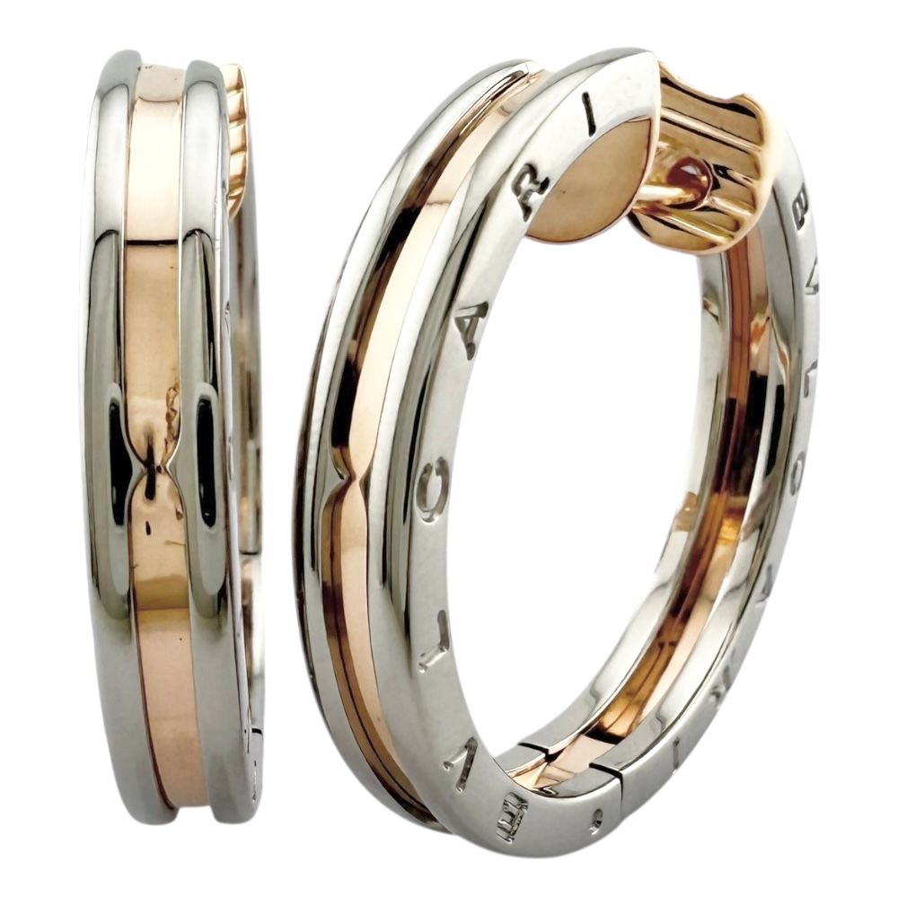 (ブルガリ)BVLGARI ビーゼロワン ピアス K18PG 10.8g 片方のみ ブルガリ BVLGARI ピアス B-zero1 ビーゼロワン K18PG 750 18金 ピンク