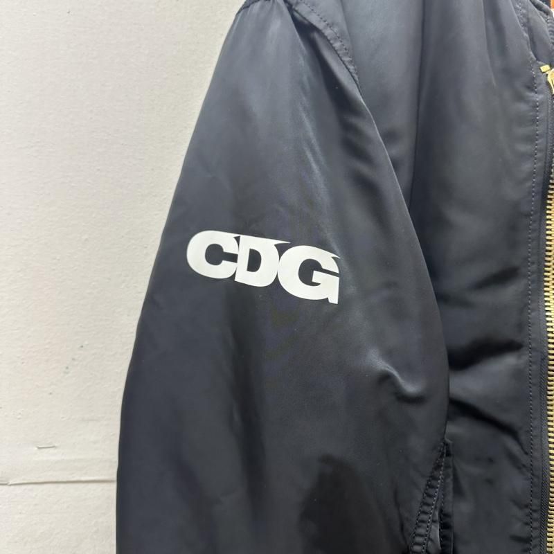 CDG アシンメトリー MA-1 ブラックフライトジャケット