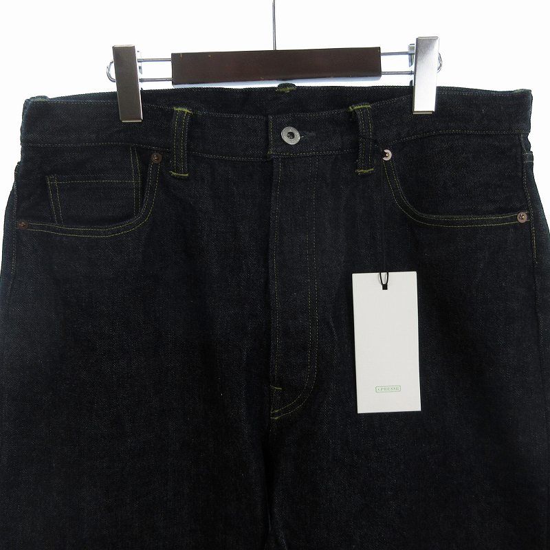 アプレッセ A PRESS タグ付き Washed Denim Wide Pants ONE WASH  