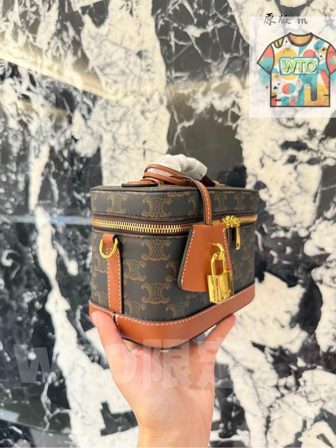 専用出品 バニティ&バッグ 今日WTO】CELINE VANITY Cosmetic Bag - セリーヌ ヴァニティ