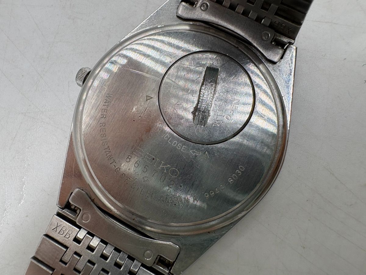 11595 094 SEIKO セイコー GRAND QUARTZ グランドクォーツ 9943 8030 シルバー 雪目文字盤 GQ ヴィンテージ 1978年