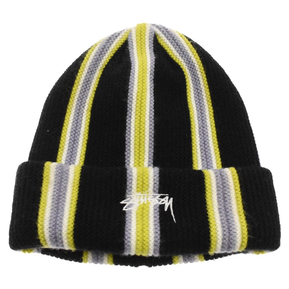 STUSSY (ステューシー) VERTICAL STRIPE CUFF BEANIE ストライプ