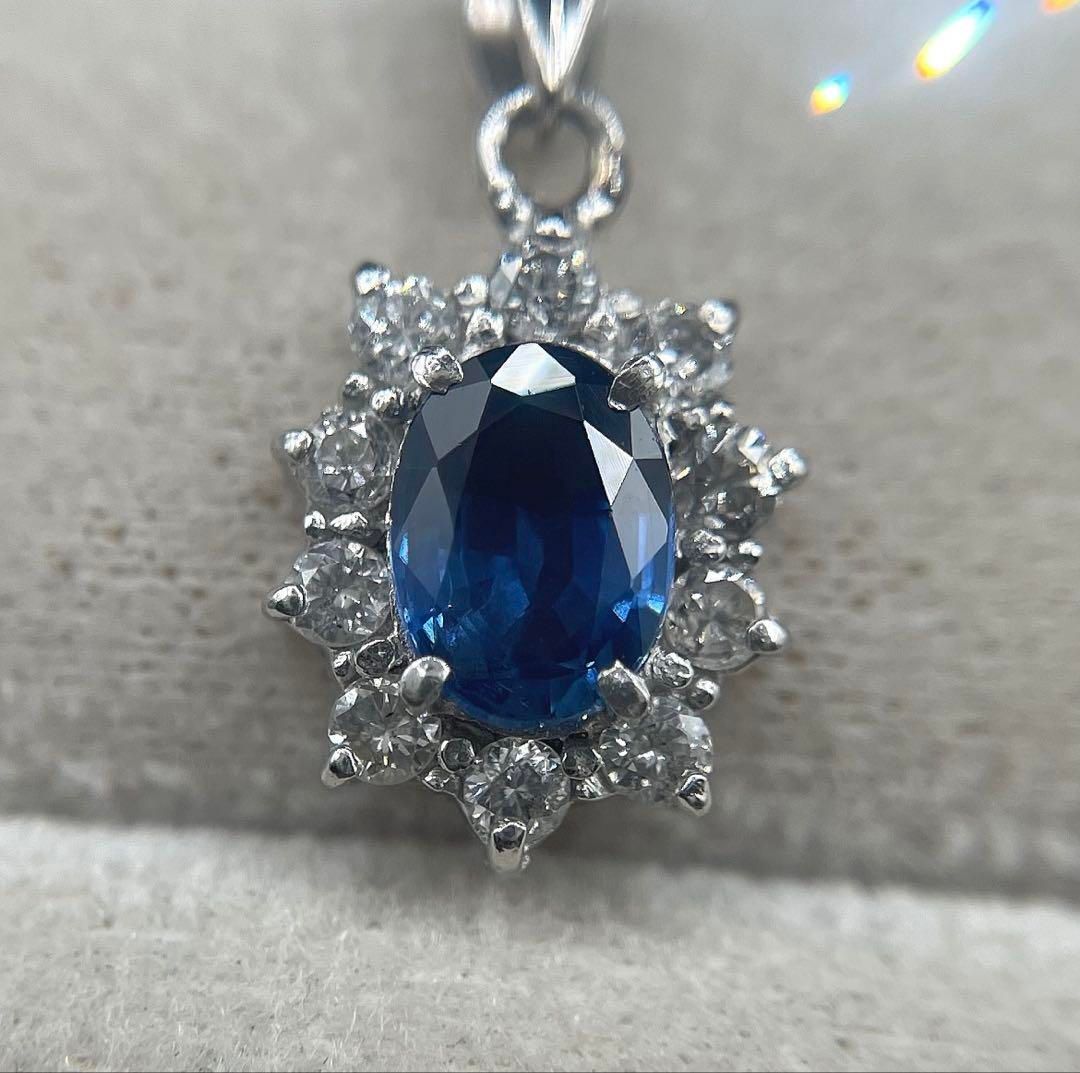 最終交渉可JJ132★高級 ブルーサファイア1ct ダイヤ pt ヘッド 鑑別付 JJ132☆高級 ブルーサファイア1ct ダイヤ pt ヘッド 鑑別付 - メルカリ