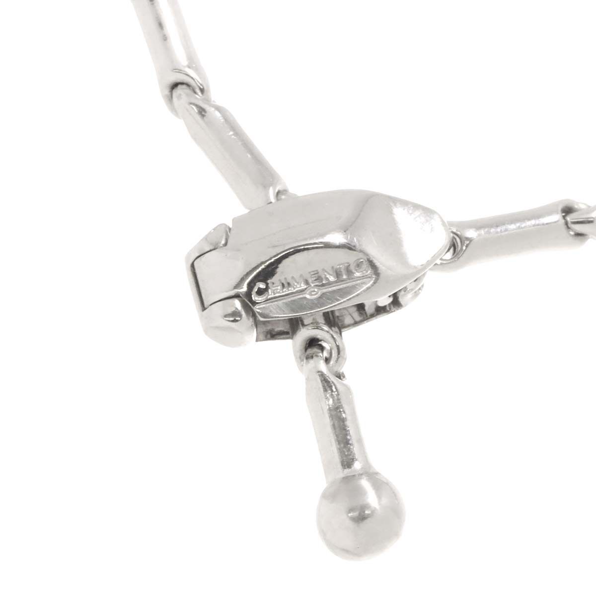 キメント CHIMENTO ネックレス 47cm K18 WG ホワイトゴールド 750  