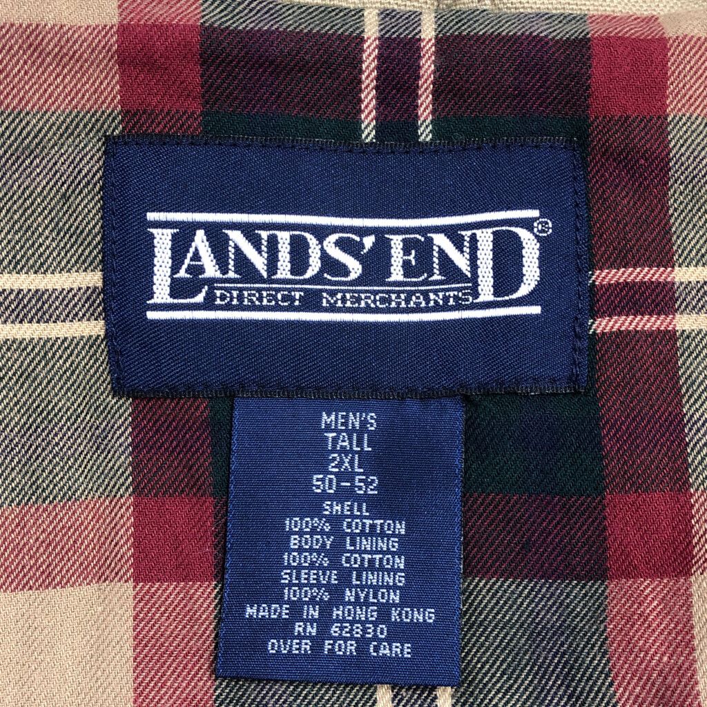 00年代 LANDS' END ランズエンド ハンティングジャケット 大きい
